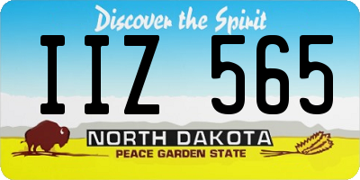 ND license plate IIZ565