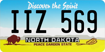 ND license plate IIZ569