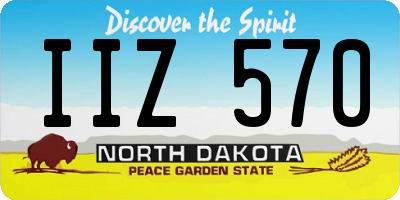 ND license plate IIZ570