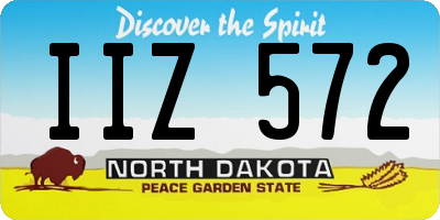 ND license plate IIZ572