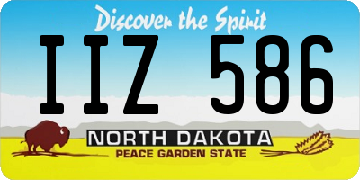 ND license plate IIZ586