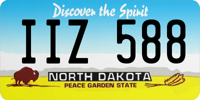 ND license plate IIZ588
