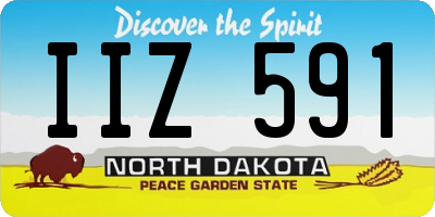 ND license plate IIZ591