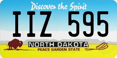 ND license plate IIZ595