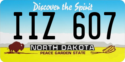 ND license plate IIZ607