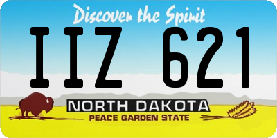 ND license plate IIZ621
