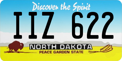 ND license plate IIZ622