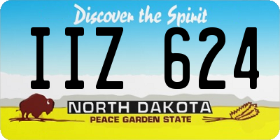 ND license plate IIZ624