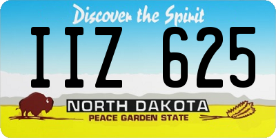 ND license plate IIZ625