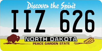 ND license plate IIZ626