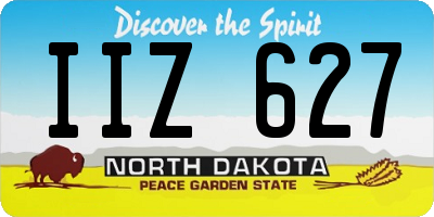 ND license plate IIZ627