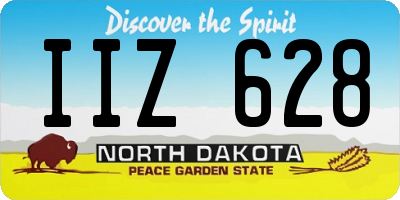 ND license plate IIZ628