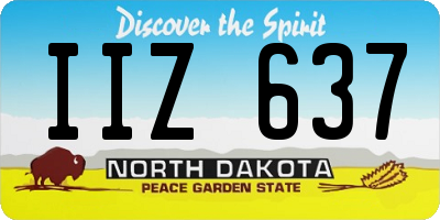 ND license plate IIZ637