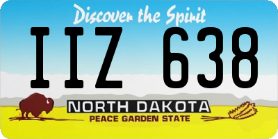 ND license plate IIZ638