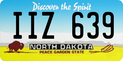 ND license plate IIZ639