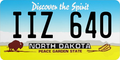 ND license plate IIZ640