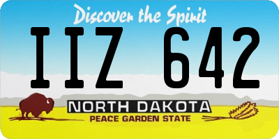 ND license plate IIZ642