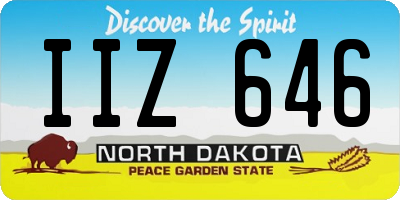 ND license plate IIZ646