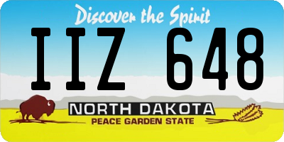 ND license plate IIZ648