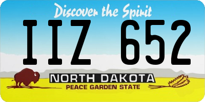 ND license plate IIZ652