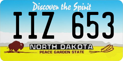 ND license plate IIZ653
