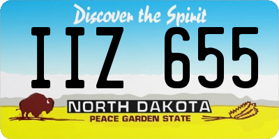 ND license plate IIZ655