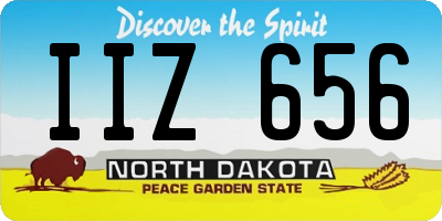 ND license plate IIZ656