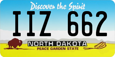 ND license plate IIZ662