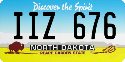 ND license plate IIZ676