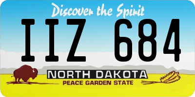 ND license plate IIZ684