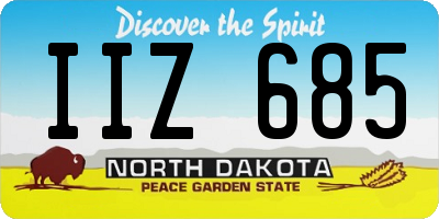 ND license plate IIZ685