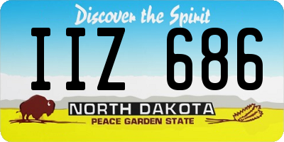 ND license plate IIZ686