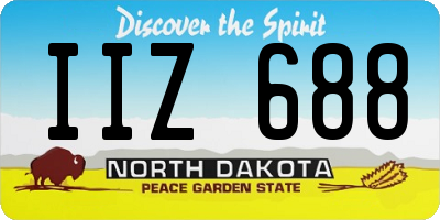 ND license plate IIZ688
