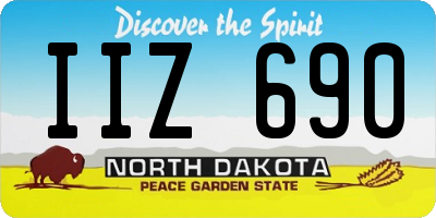 ND license plate IIZ690