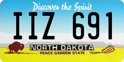 ND license plate IIZ691