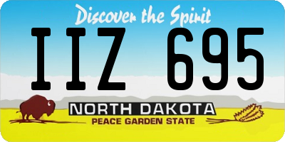 ND license plate IIZ695