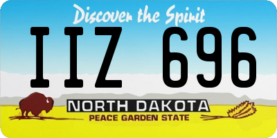 ND license plate IIZ696