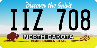 ND license plate IIZ708