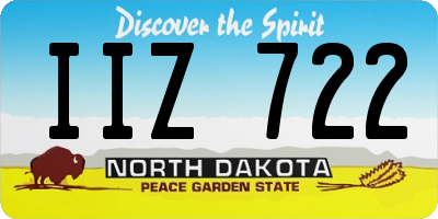 ND license plate IIZ722