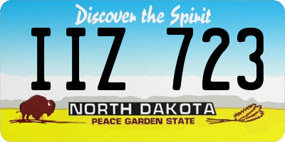 ND license plate IIZ723