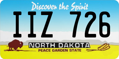 ND license plate IIZ726