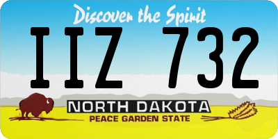 ND license plate IIZ732