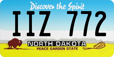 ND license plate IIZ772