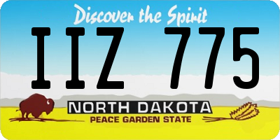 ND license plate IIZ775