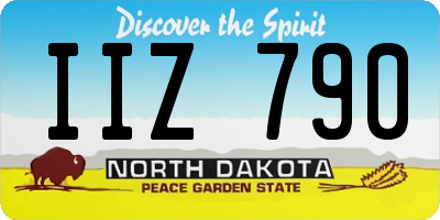 ND license plate IIZ790