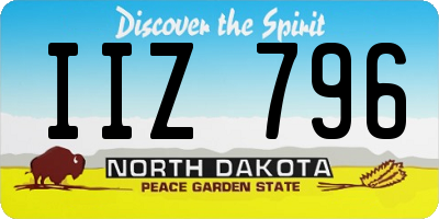 ND license plate IIZ796