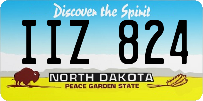 ND license plate IIZ824