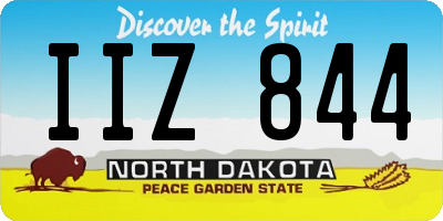 ND license plate IIZ844
