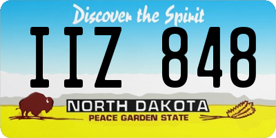 ND license plate IIZ848