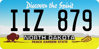 ND license plate IIZ879